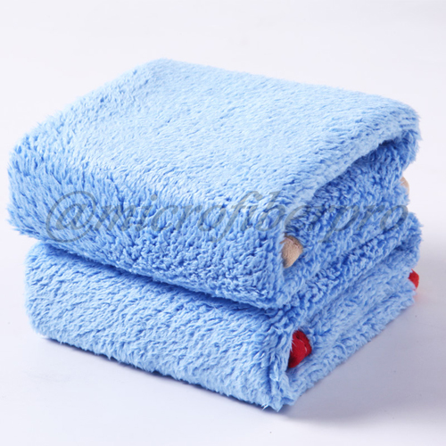 warp with hair knitted microfiber towel-3