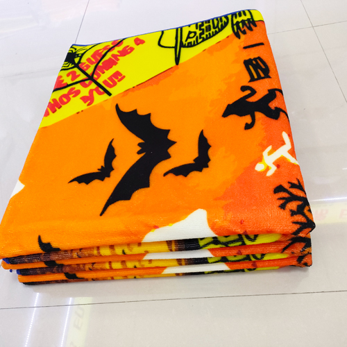 Microfiber Printed Beach towels produced with 100% Polyester Raw Microfiber Material-5
