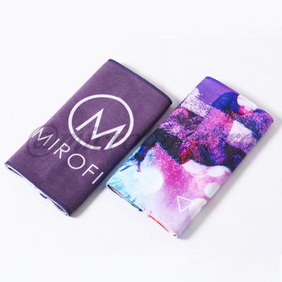 bedrukte microfiber handdoek